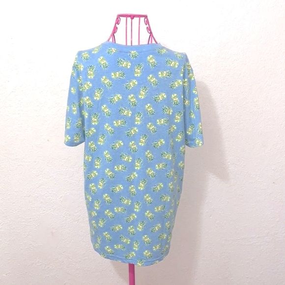 Free Planet blue pineapple t-shirt - Picture 4 of 16